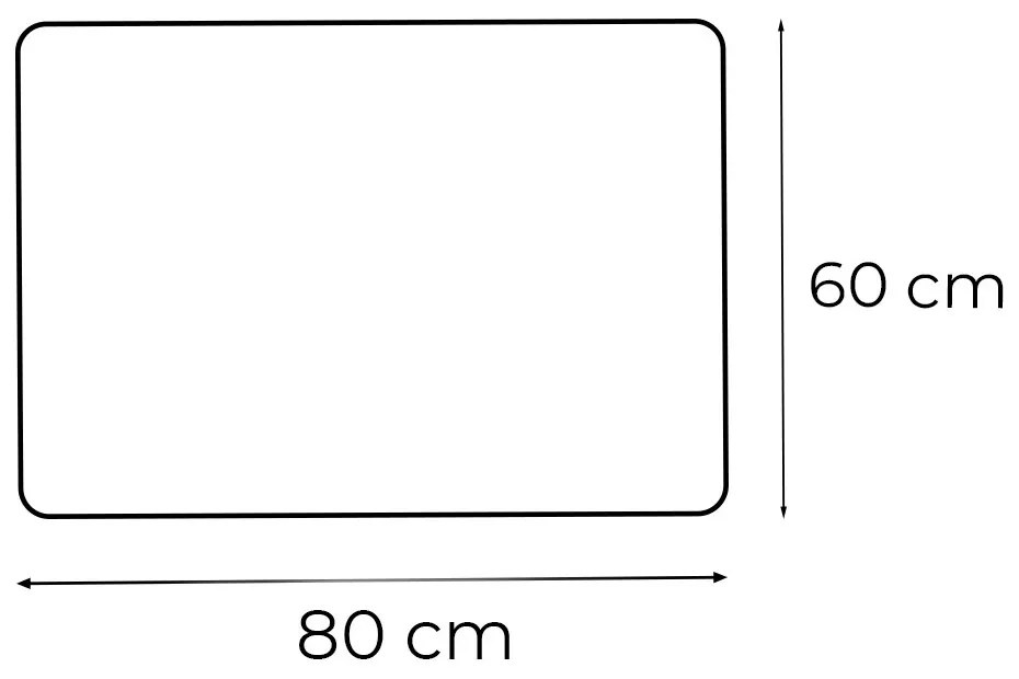 Vio 80 tükör led világítással