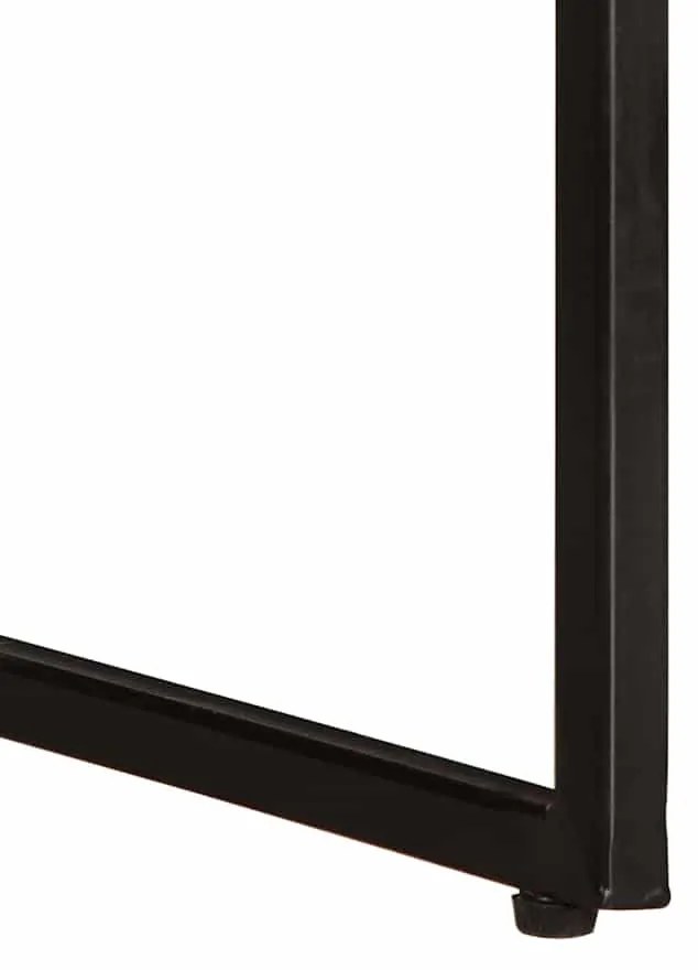 tömör akácfa dohányzóasztal 110 x 55 x 40 cm