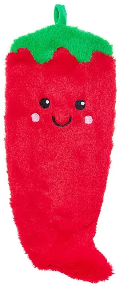 Piros mikroplüss melegvizes palack 900 ml Chilli – Sass &amp; Belle