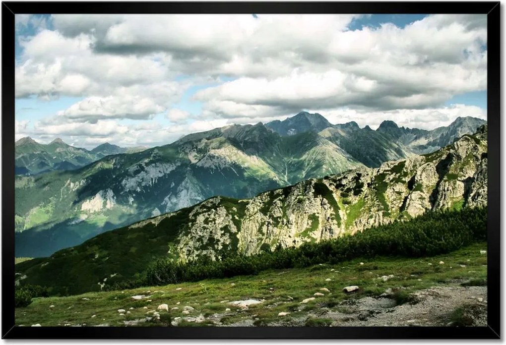 Poszterek keretben 60x40 Kilátás a Tátrából