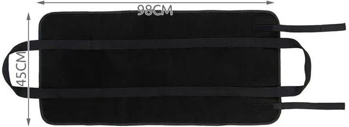 ISO Tűzifa táska 100x45cm, fekete, 8791