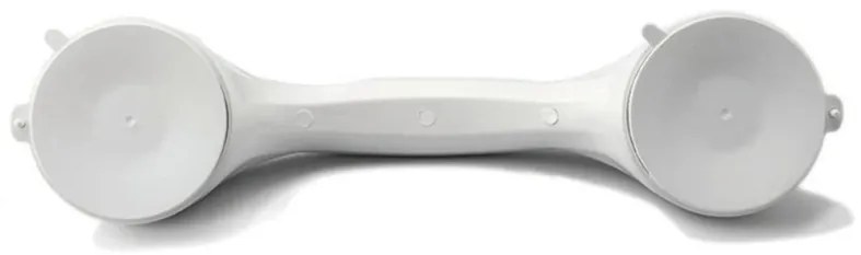 Spirella Fürdőszoba fogantyú tapadókorongokkal ésSAFE jelzővel, fehér, 40 cm