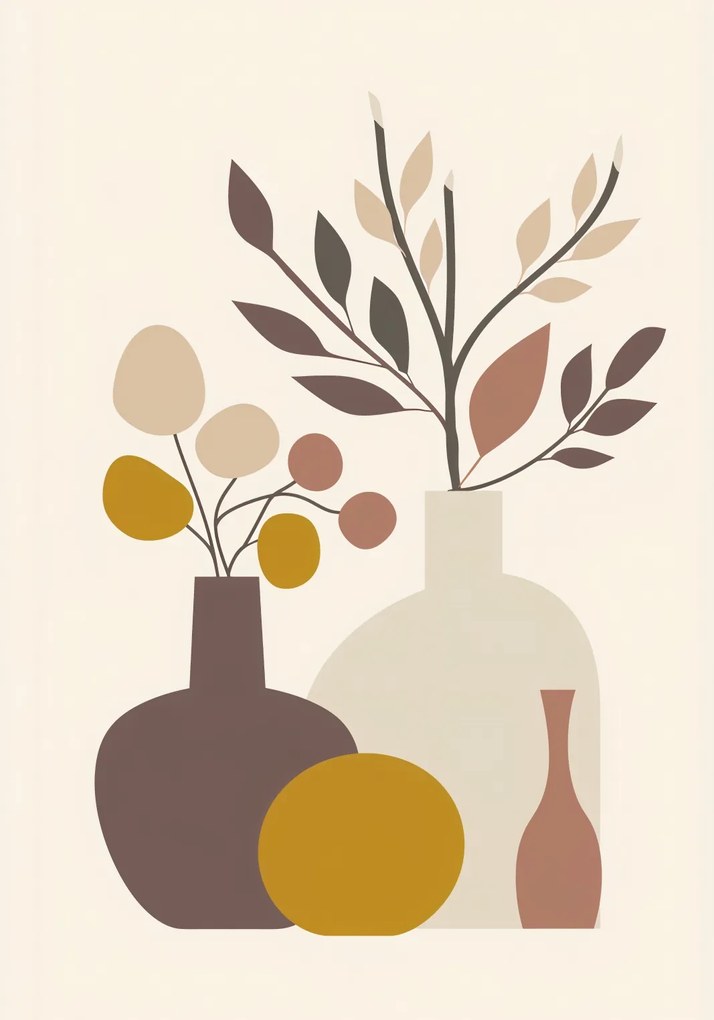 Poszter 70x100cm Tompított Naturmort