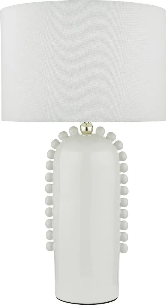 Dar Lighting modern asztali lámpa dolce fehér dardol4202
