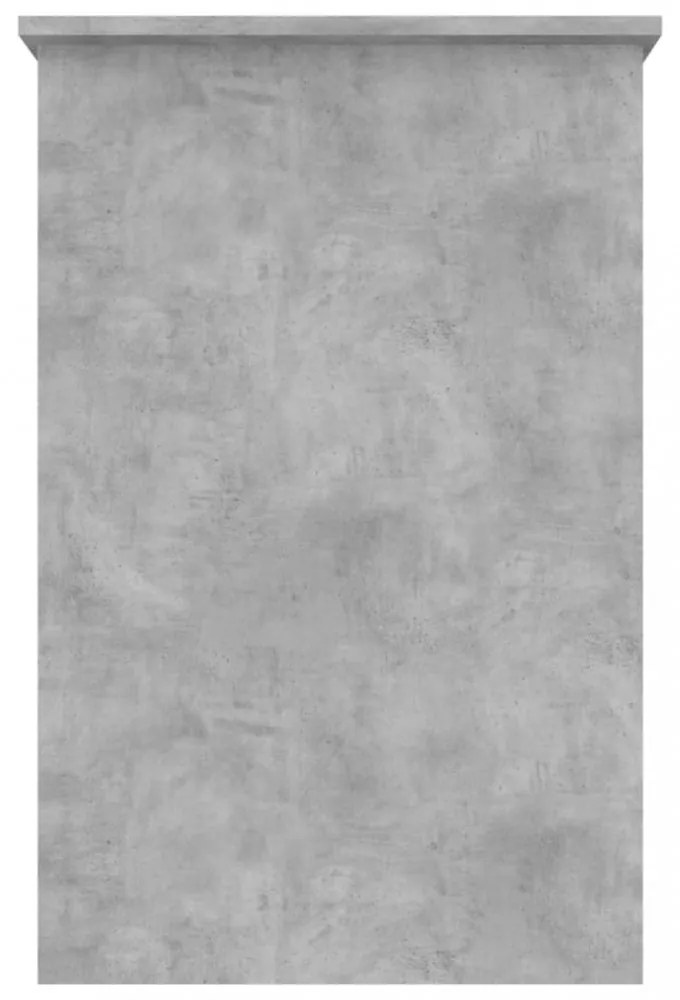 betonszürke szerelt fa íróasztal 100 x 50 x 76 cm