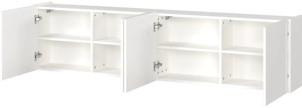 Fehér TV-állvány 183x45 cm Piana – Germania