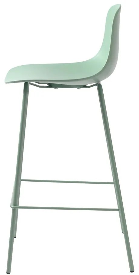 Világoszöld műanyag bárszék 92,5 cm Whitby – Unique Furniture