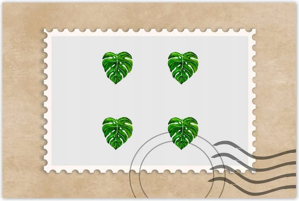 Poszterek 90x60 Monstera Lyukas levelek