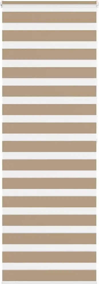 vidaXL zebrafüggönnyel homokbarna szövetszélesség 80,9 cm poliészter