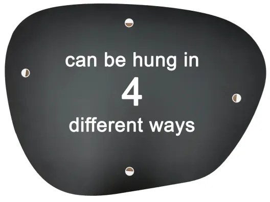 Fali tükör AMORPHOUS 70x90 cm