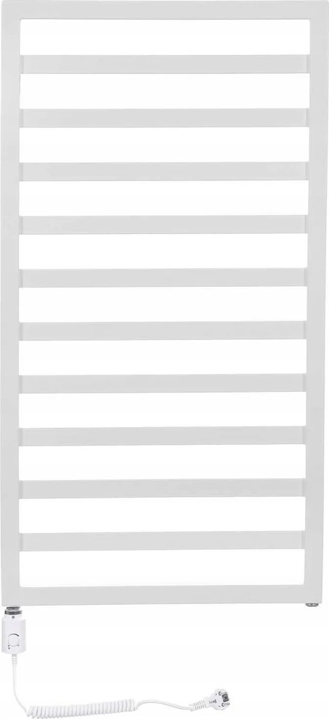 Fürdőszobai radiátor Dekoratív elektromos 600W Frame Fehér Matt