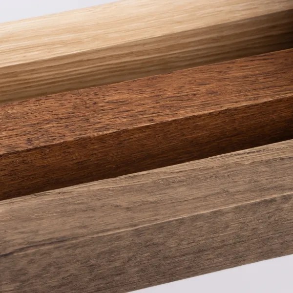 Brilagi-LED Fürdőszobai tükörmegvilágítás WOODY MIRROR LED/15W/230V IP44 tölgy/fehér