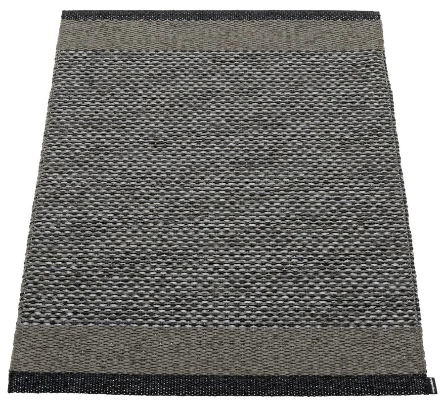 Antracitszürke kültéri-beltéri szőnyeg 60x85 cm Edit Charcoal – Pappelina