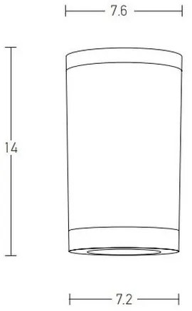 Zambelis E309 - Kültéri spotlámpa 1xGU10/7W/230V IP54 fekete
