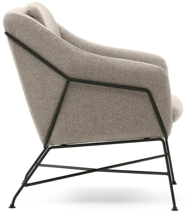 Bézs fotel Brida – Kave Home