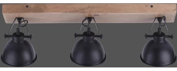 Leuchten Direkt 11983-18 - Spotlámpa SAMIA 3xE14/40W/230V fekete