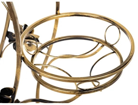 Virágállvány 100x70 cm arany