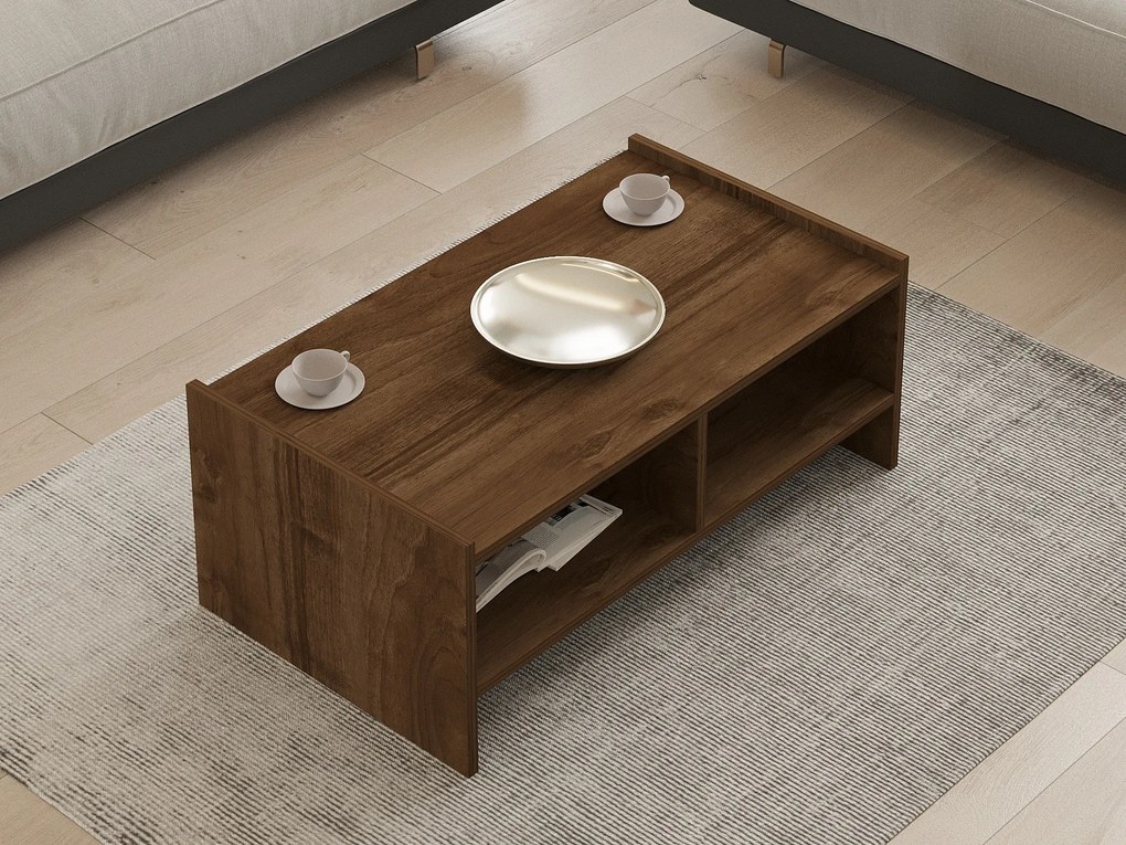 Dohányzóasztal Pera - Walnut