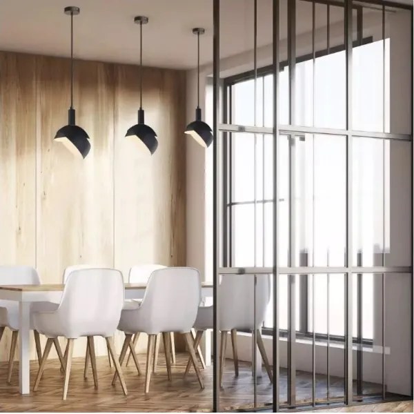 Csillár zsinóron 1xE14/60W/230V fekete