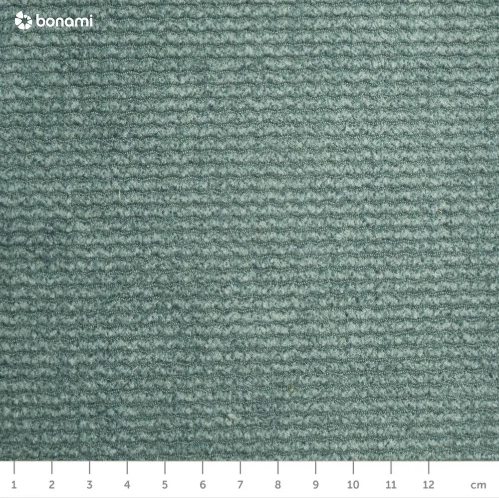 Türkiz kordbársony kinyitható-tárolóhelyes kanapé 215 cm Bjork – Bonami Selection