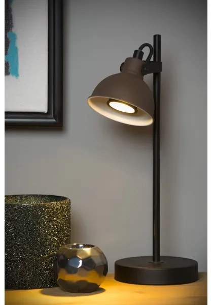 Lucide 45573/01/97 - Asztali lámpa DAMIAN 1xGU10/35W/230V barna