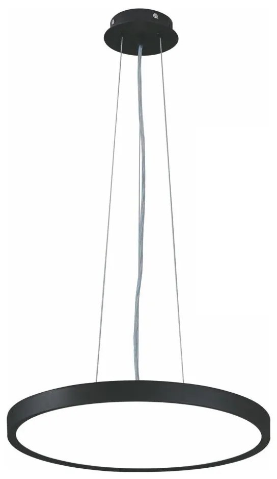 Top Light - LED Dimmelhető csillár zsinóron REVIT LED/36W/230V 3000-6500K fekete + távirányító