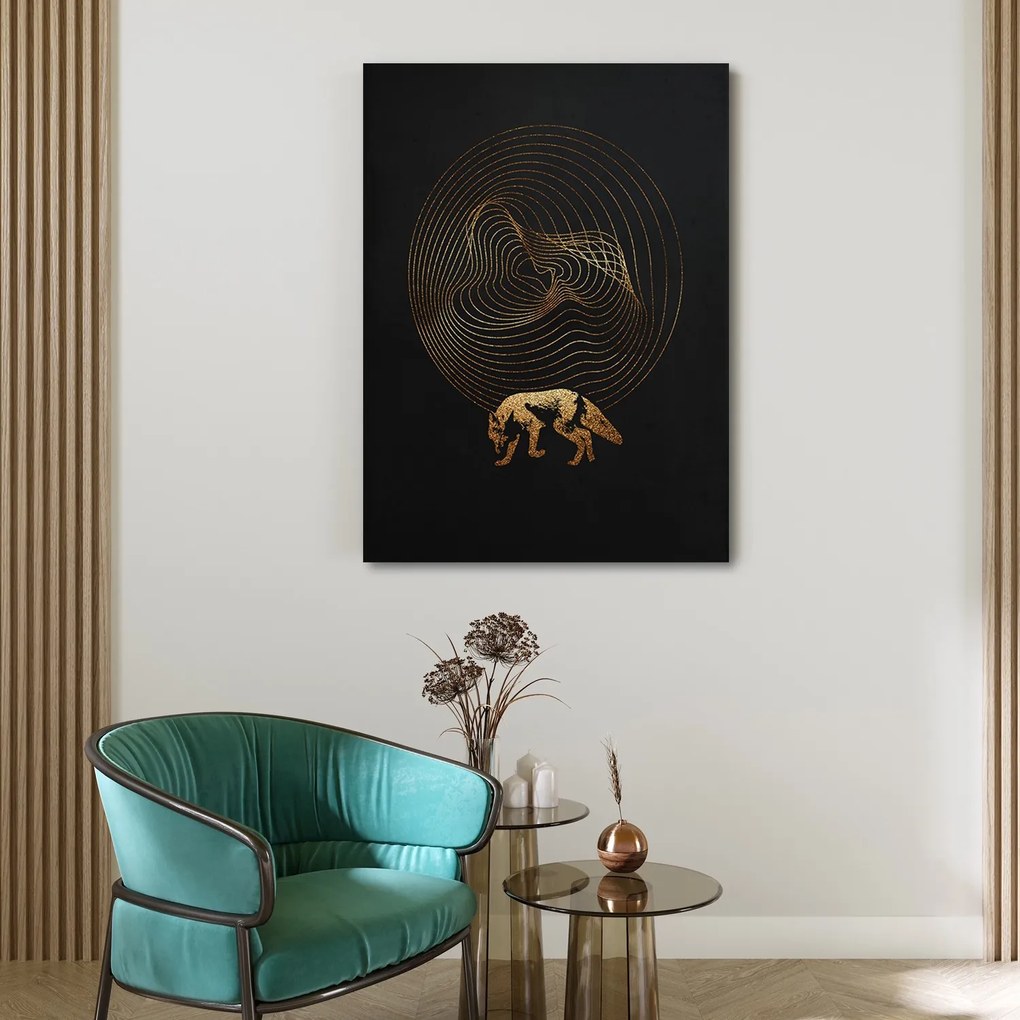 Gario Vászonkép Aranyszínu vonallal - Robert Farkas Méret: 70 x 100 cm