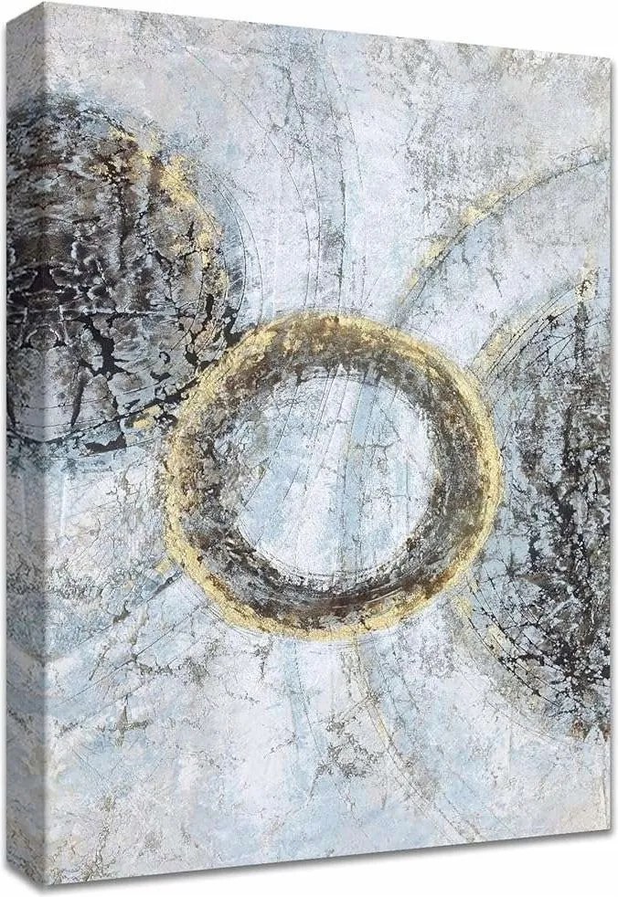 Vászonkép 40x60 absztrakt kerekek nappali hálószoba kész