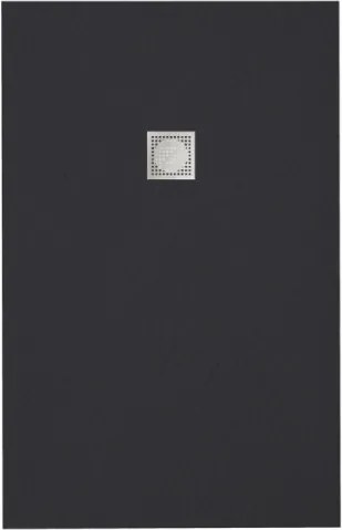 Smart Slate Negro zuhanytálca_100X120