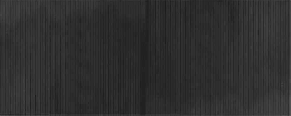 vidaXL négyszögletű szürke bambusz szőnyeg 80 x 200 cm