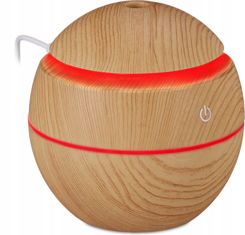 Relaxdays aroma diffúzor vízhez és olajokhoz párásító 150 ml Led usb
