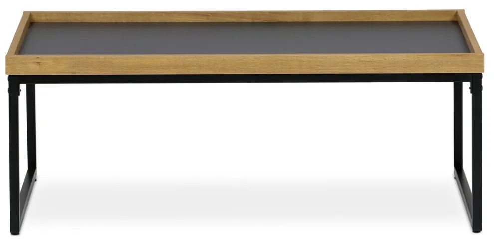 Măsuță De Cafea Gri Cu Decor Din Stejar CT-611