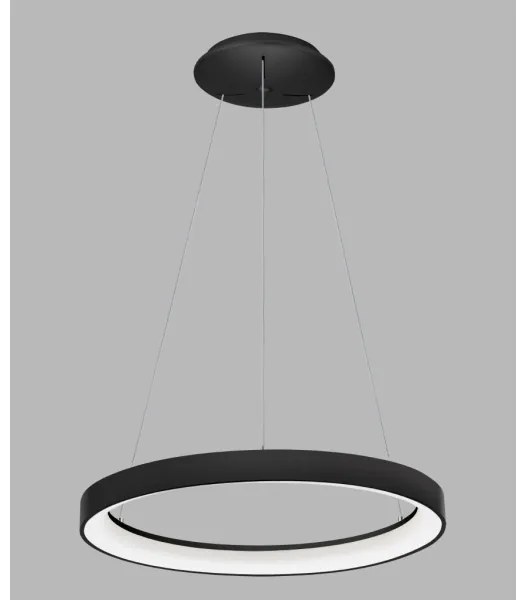 LED2 - LED Csillár zsinóron BELLA LED/48W/230V 3000K/4000K fekete