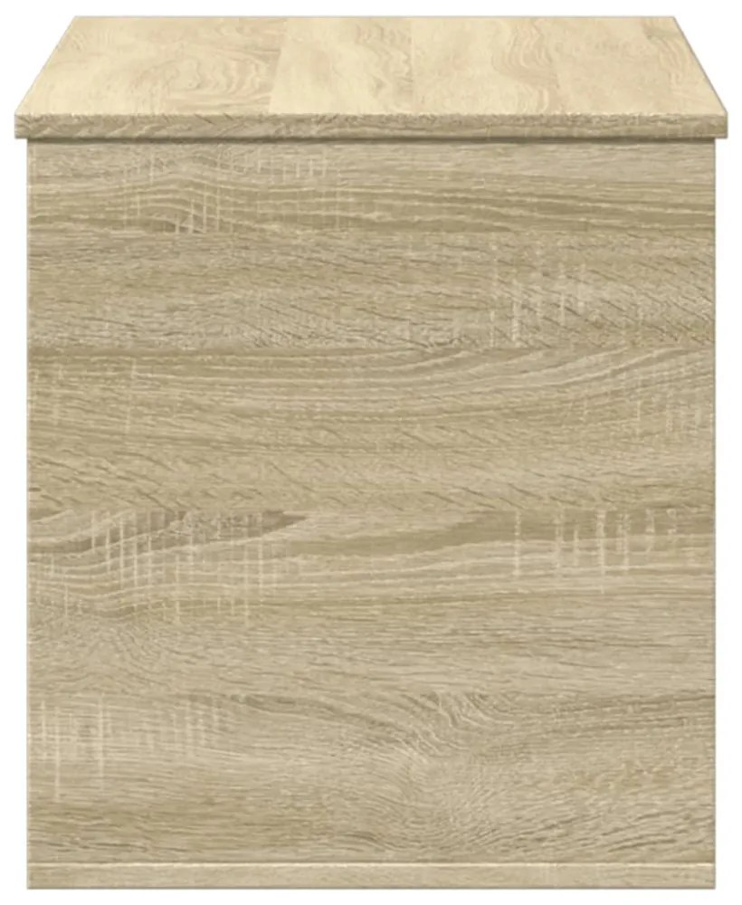 sonoma tölgy színű szerelt fa tárolóláda 100x42x46 cm
