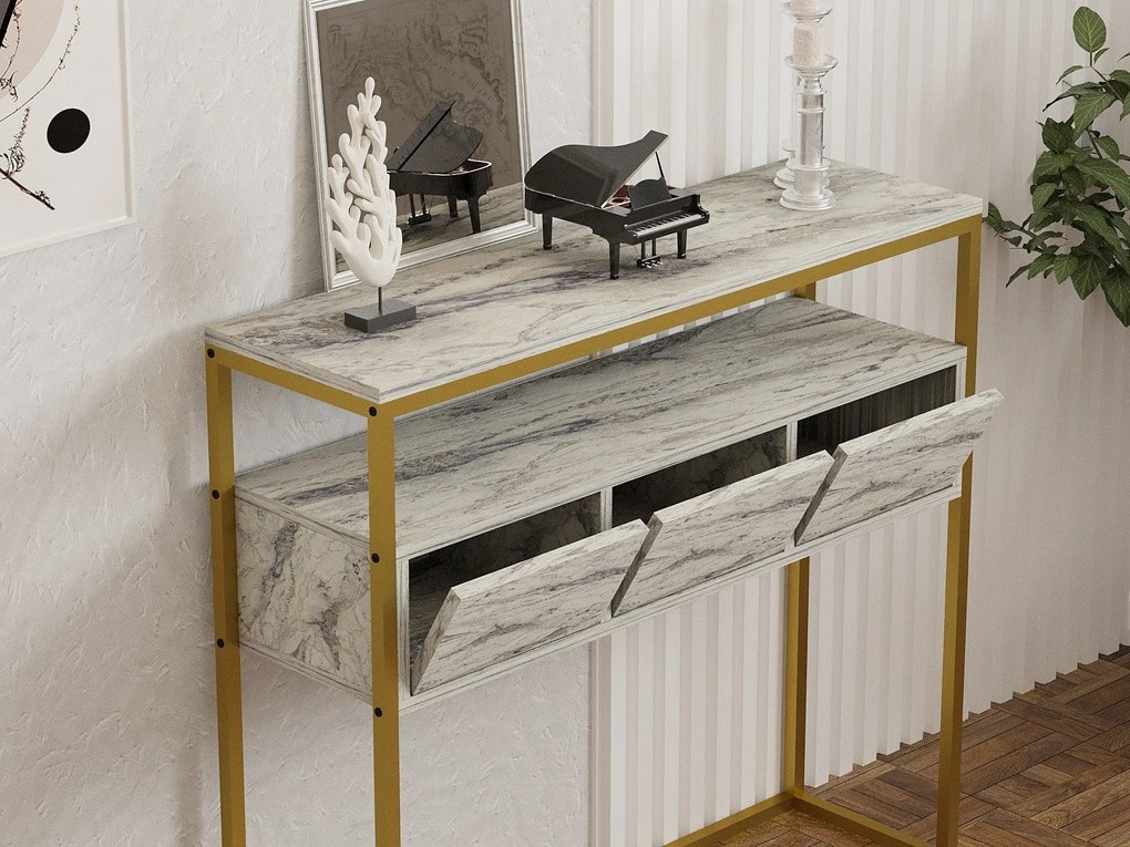 Konzolasztal Guarda - Freesia Marble