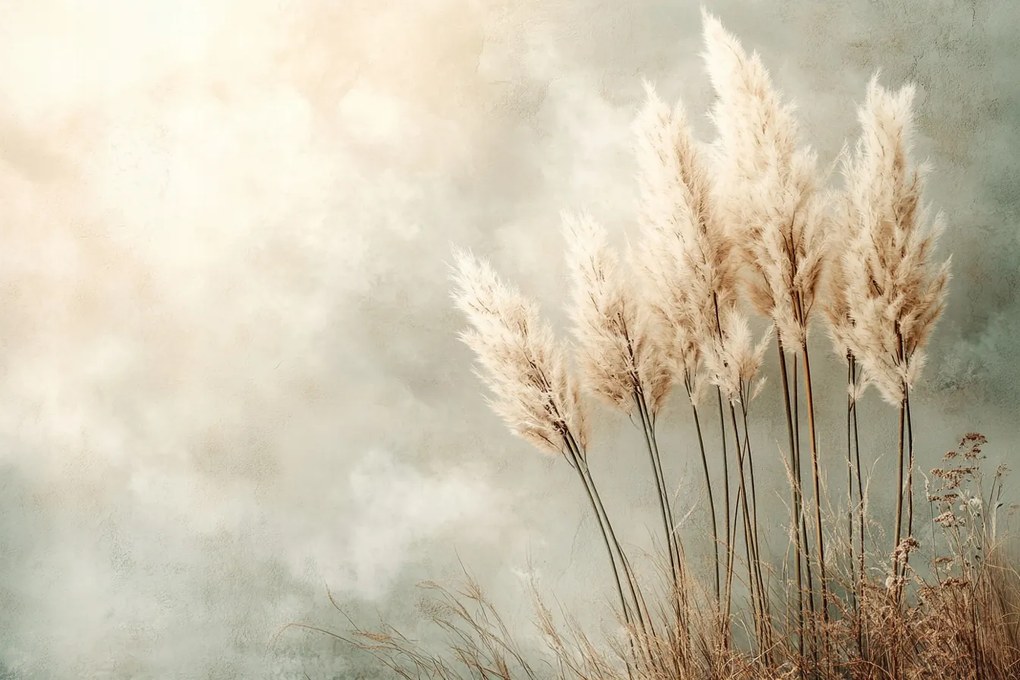 Fotótapéta Flizelina Dekoráció Természet Dekoráció Pampas Fű 104x70,5 ragasztó