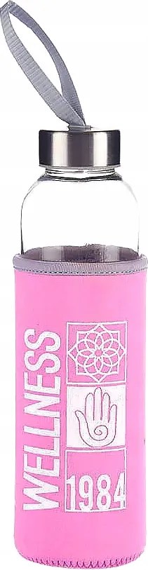 Egészséges Üvegpalack Kulacs 500ml Csúszásgátló Huzat Gyümölcslevekhez Ar Vízhez