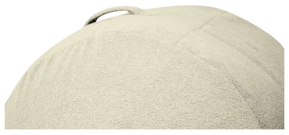 Barna buklé babzsákfotel Roll 135 – SLOWDOWN