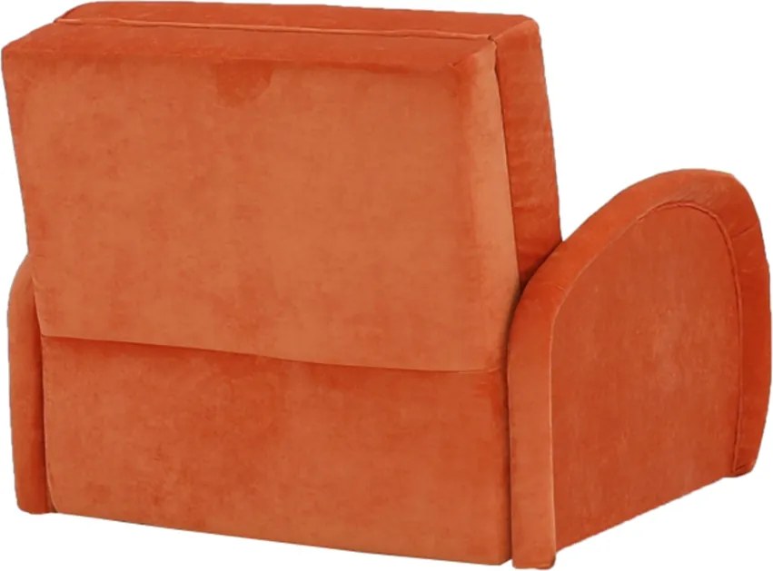 Széthúzható fotel, narancssárga, MILI 1