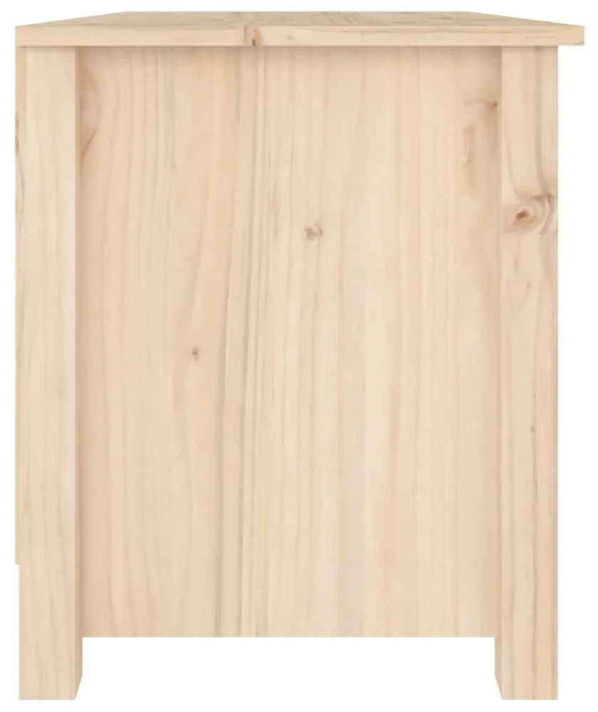 vidaXL tömör fenyőfa cipőtároló pad 70 x 38 x 45,5 cm