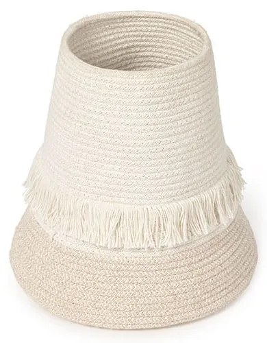 Piros-krémszínű textil játéktároló kosár ø 38x33 cm Big Mushroom – Lorena Canals