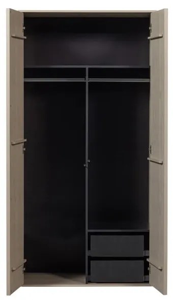 Krémszínű borovi fenyő moduláris szekrény 250x200 cm Daily – vtwonen