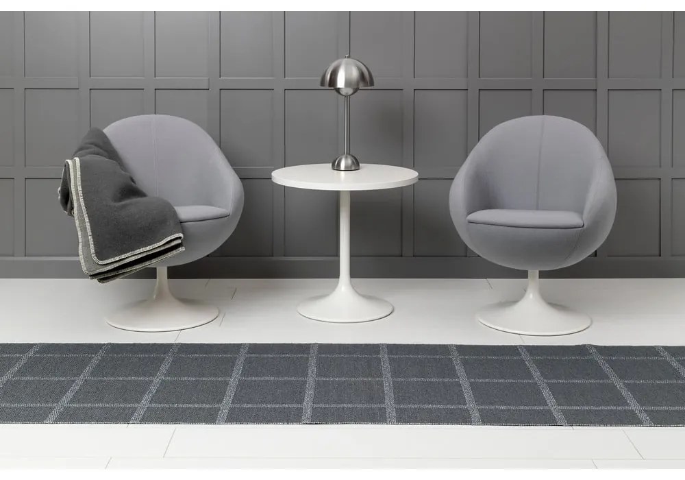 Antracitszürke kültéri-beltéri futószőnyeg 70x150 cm Ada Granit – Pappelina