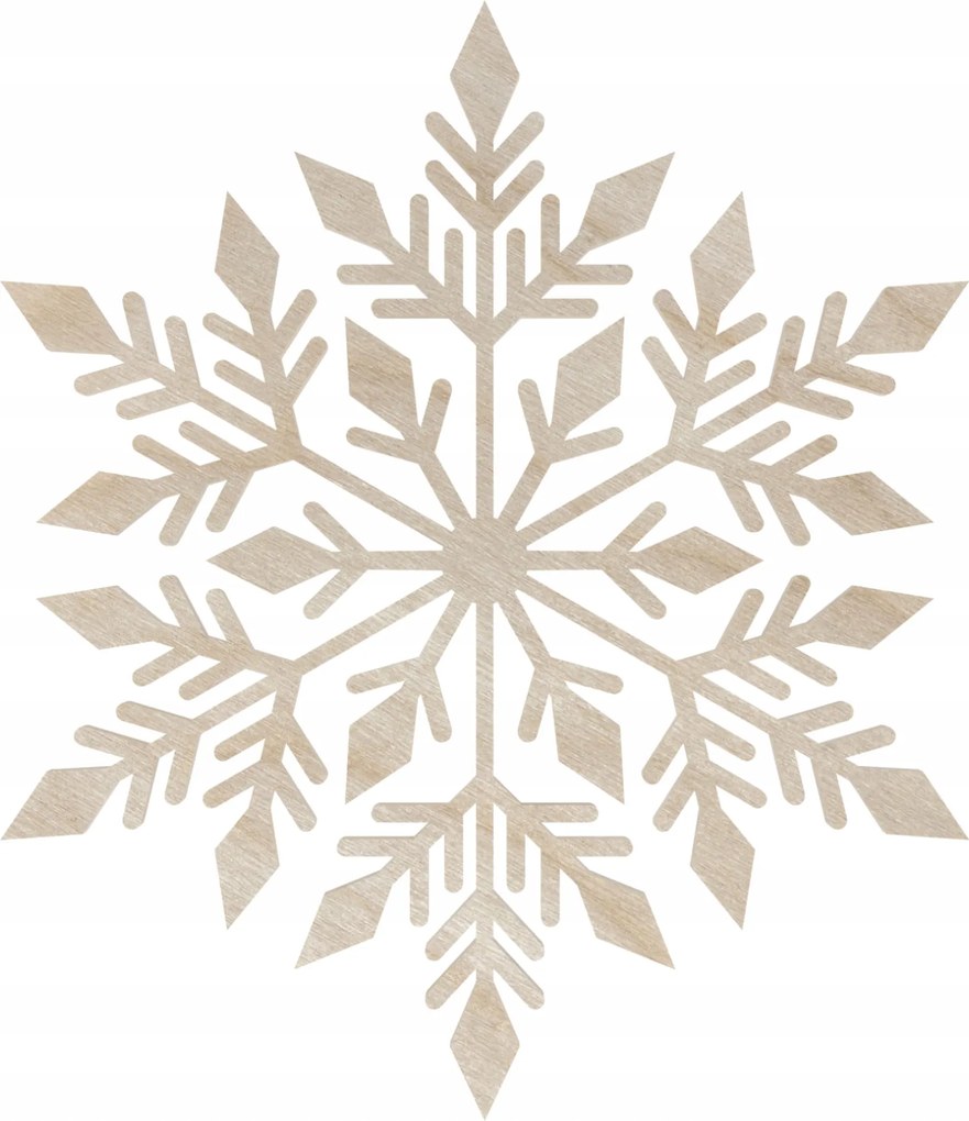 Fa Hópehely Dekoráció Karácsonyi Dekoráció Decoupag 30CM