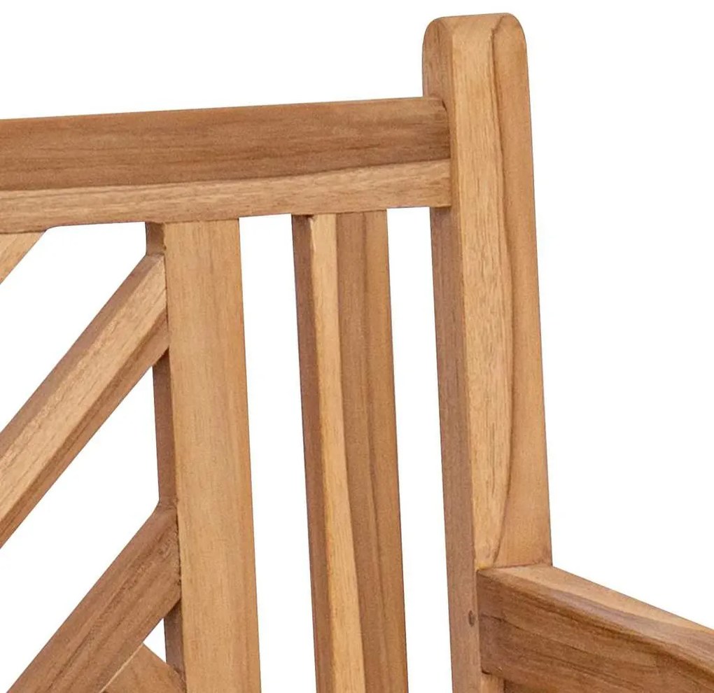 Kerti pad Barna 180 x 60 x 90 cm Tömör tíkfa