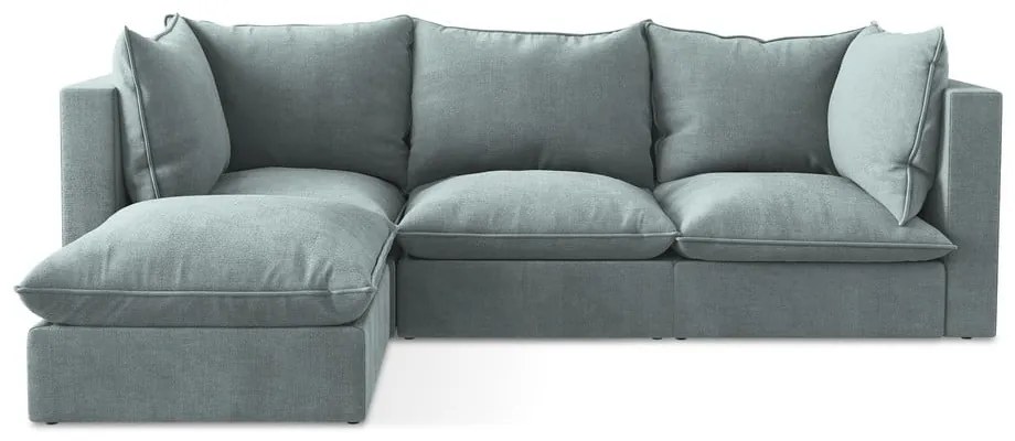 Kék sarokkanapé (bal oldali-heverő résszel) Manao – Makamii