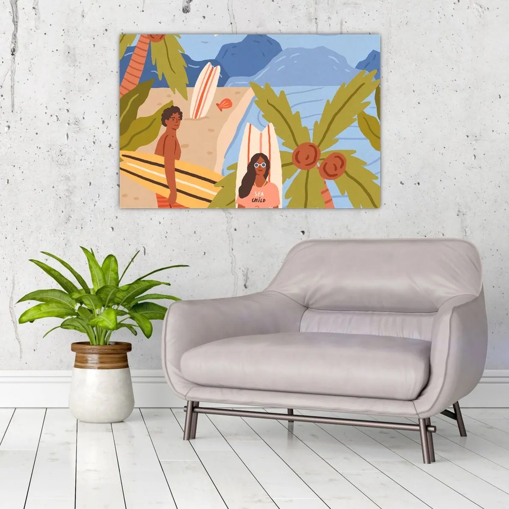 Kép - Élvezd az életed (90x60 cm)