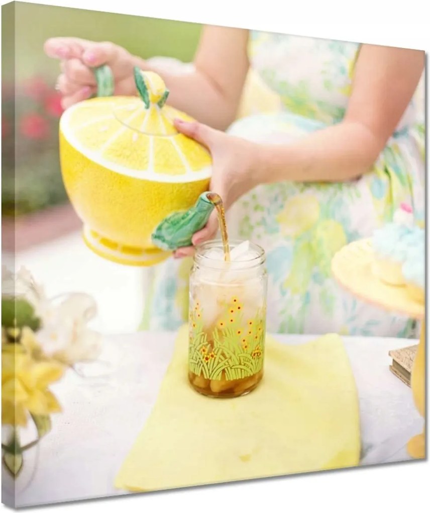 Vászonkép 30x30 Teáskanna