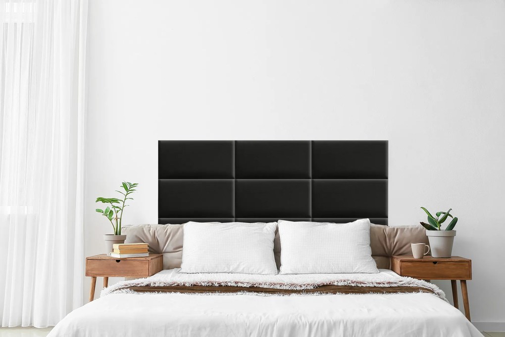 Kárpitozott panel - Téglalap - 100x20cm Szín: Türkiz