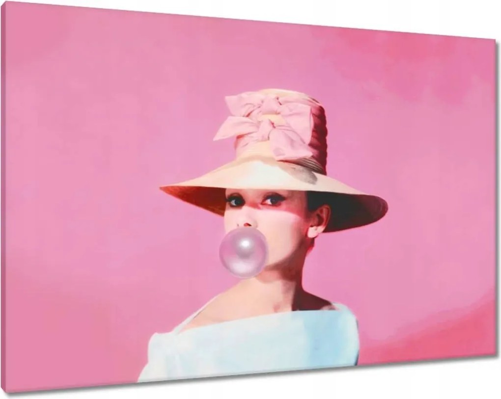 Vászonkép 100x70 Audrey Hepburn Léggömb